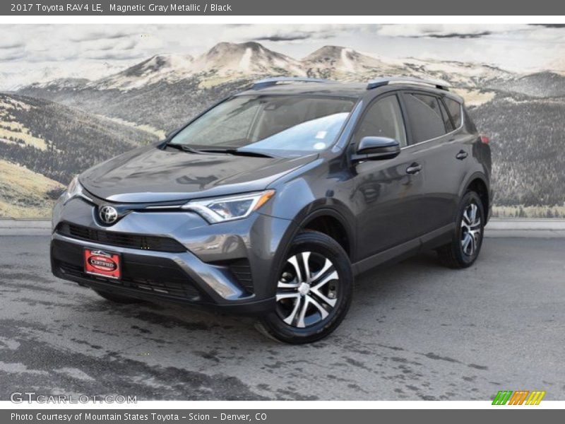 Magnetic Gray Metallic / Black 2017 Toyota RAV4 LE