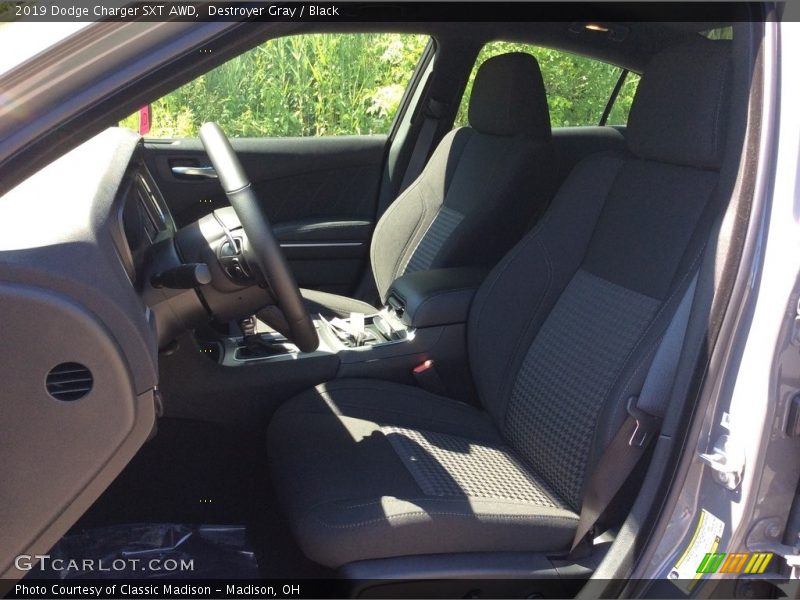 Destroyer Gray / Black 2019 Dodge Charger SXT AWD