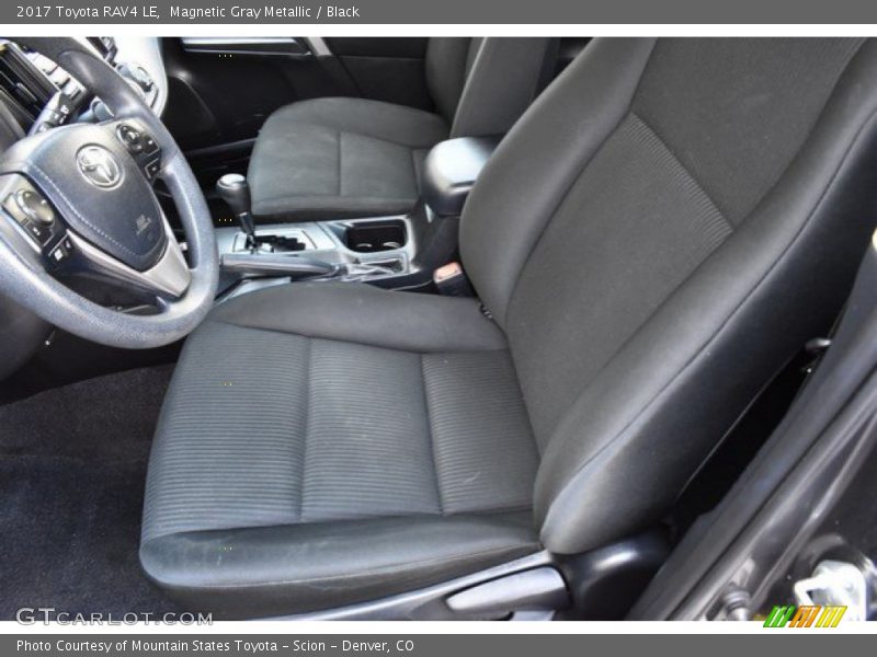Magnetic Gray Metallic / Black 2017 Toyota RAV4 LE