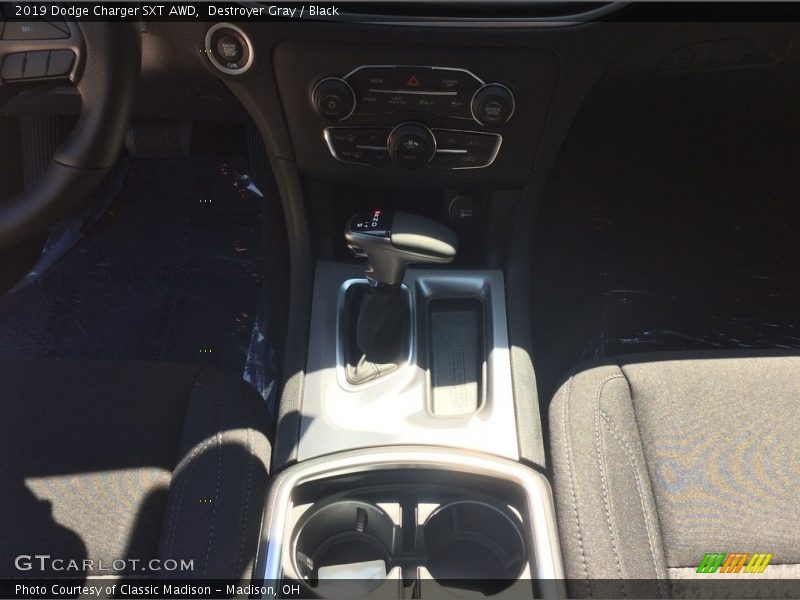 Destroyer Gray / Black 2019 Dodge Charger SXT AWD