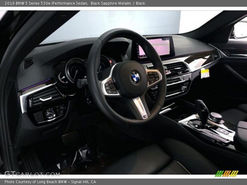 Black Sapphire Metallic / Black 2019 BMW 5 Series 530e iPerformance Sedan