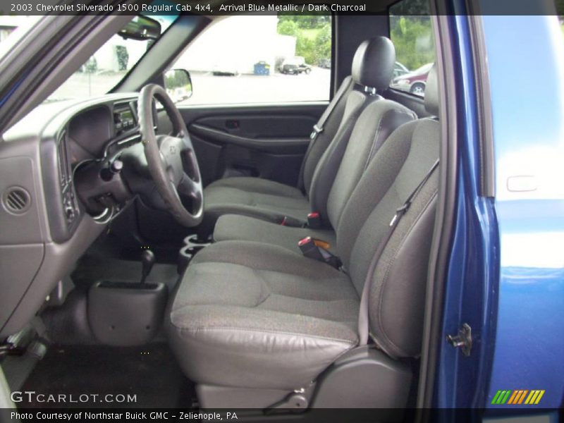 Arrival Blue Metallic / Dark Charcoal 2003 Chevrolet Silverado 1500 Regular Cab 4x4