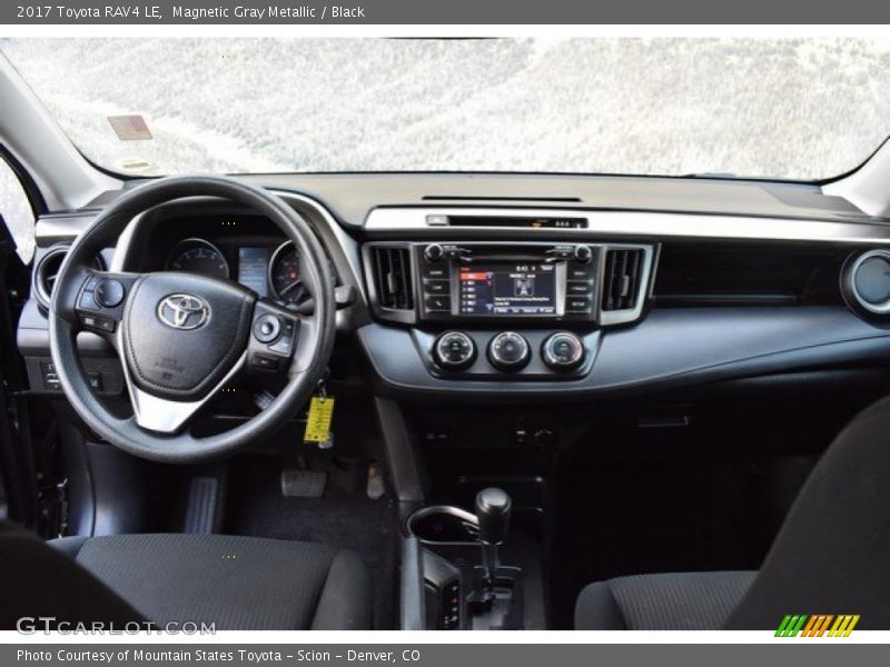 Magnetic Gray Metallic / Black 2017 Toyota RAV4 LE