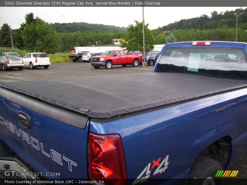 Arrival Blue Metallic / Dark Charcoal 2003 Chevrolet Silverado 1500 Regular Cab 4x4