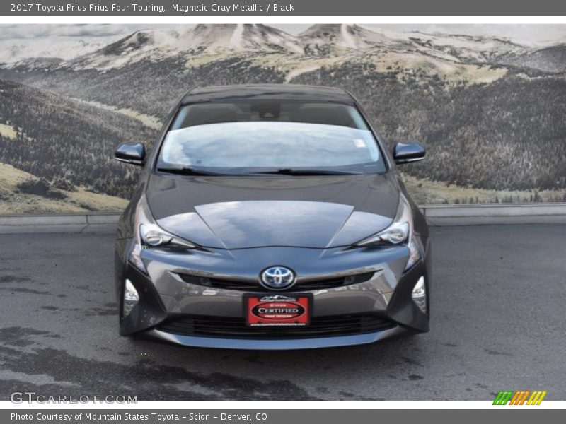 Magnetic Gray Metallic / Black 2017 Toyota Prius Prius Four Touring
