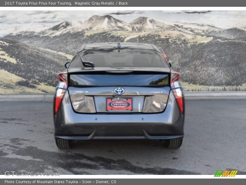 Magnetic Gray Metallic / Black 2017 Toyota Prius Prius Four Touring