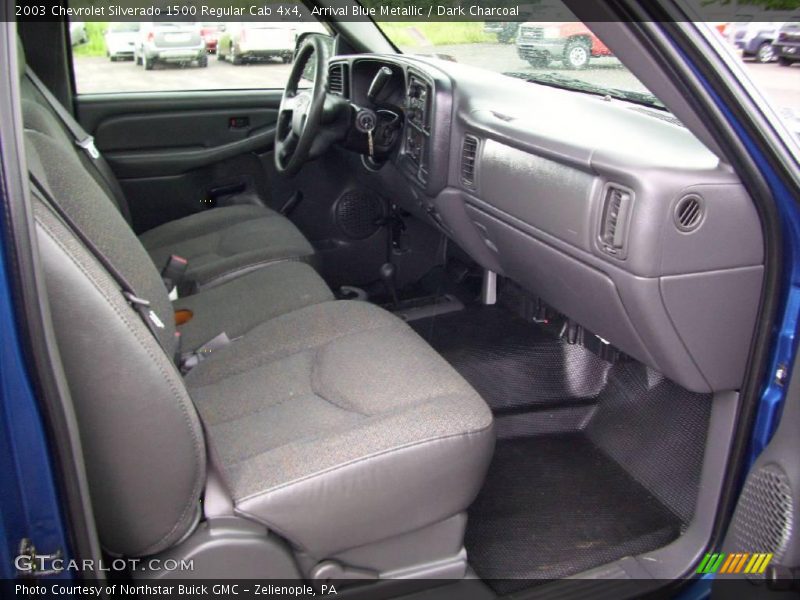 Arrival Blue Metallic / Dark Charcoal 2003 Chevrolet Silverado 1500 Regular Cab 4x4