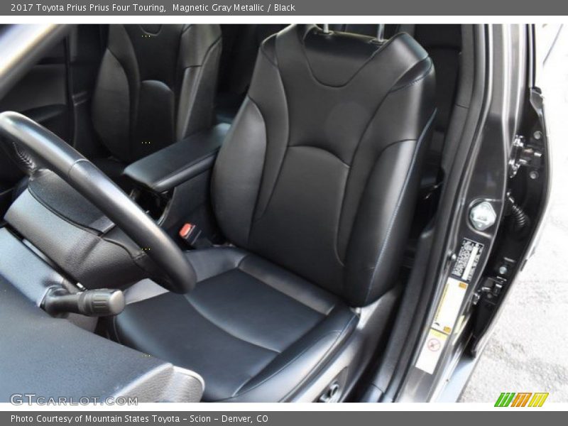 Magnetic Gray Metallic / Black 2017 Toyota Prius Prius Four Touring