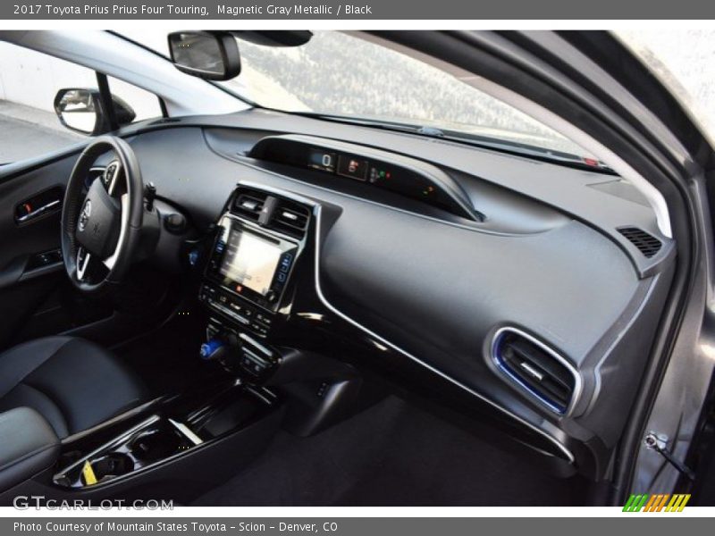 Magnetic Gray Metallic / Black 2017 Toyota Prius Prius Four Touring