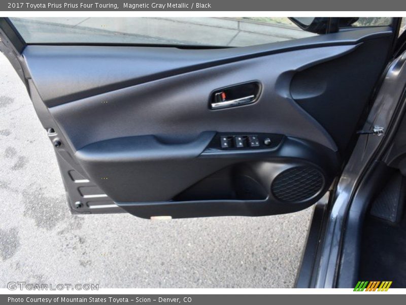 Magnetic Gray Metallic / Black 2017 Toyota Prius Prius Four Touring