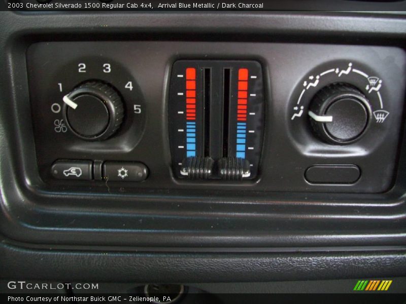 Arrival Blue Metallic / Dark Charcoal 2003 Chevrolet Silverado 1500 Regular Cab 4x4