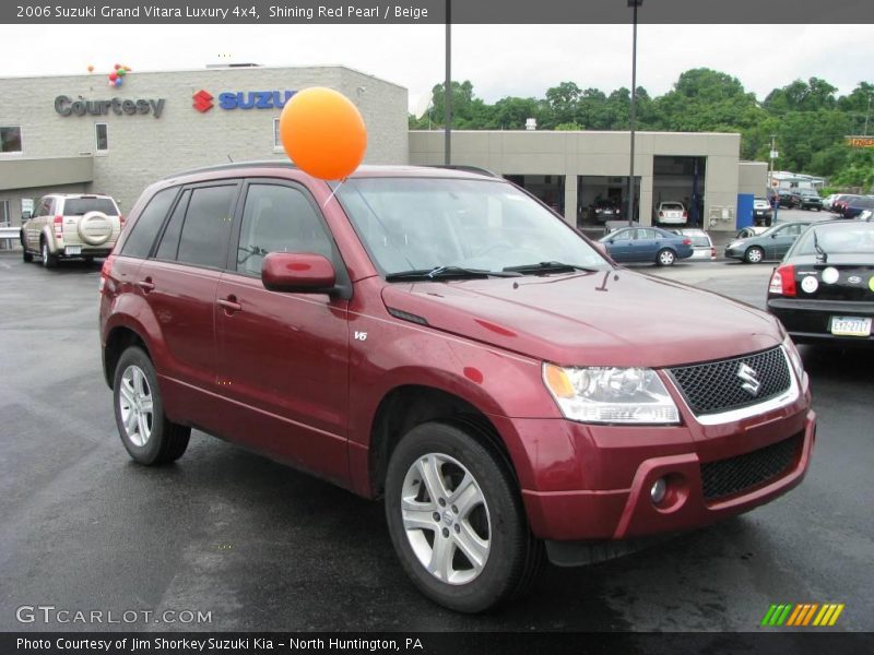 Shining Red Pearl / Beige 2006 Suzuki Grand Vitara Luxury 4x4