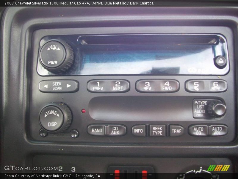 Arrival Blue Metallic / Dark Charcoal 2003 Chevrolet Silverado 1500 Regular Cab 4x4