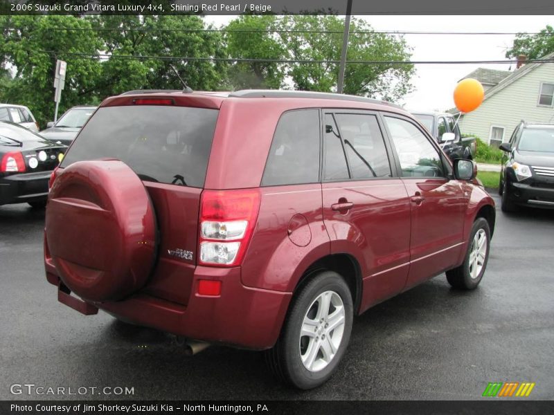 Shining Red Pearl / Beige 2006 Suzuki Grand Vitara Luxury 4x4