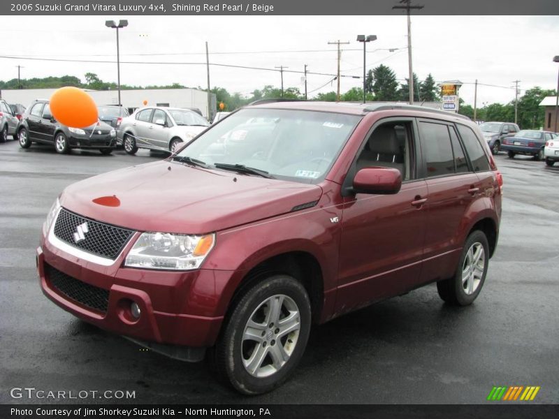 Shining Red Pearl / Beige 2006 Suzuki Grand Vitara Luxury 4x4