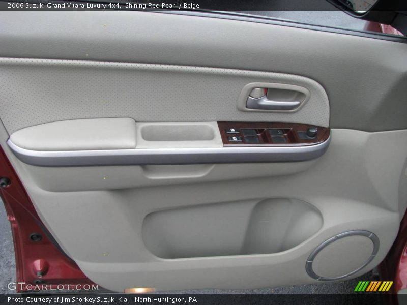 Shining Red Pearl / Beige 2006 Suzuki Grand Vitara Luxury 4x4