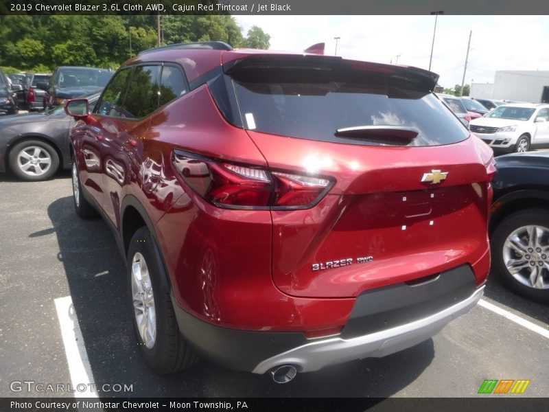 Cajun Red Tintcoat / Jet Black 2019 Chevrolet Blazer 3.6L Cloth AWD