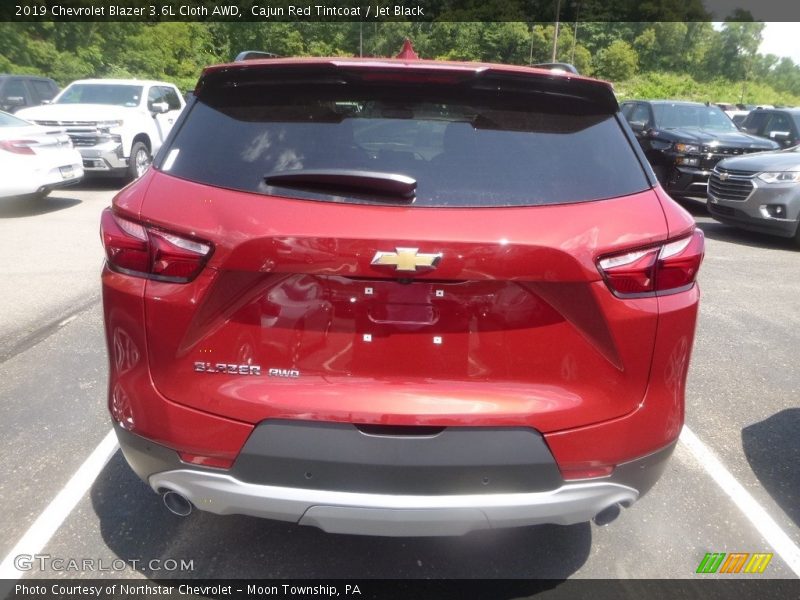 Cajun Red Tintcoat / Jet Black 2019 Chevrolet Blazer 3.6L Cloth AWD