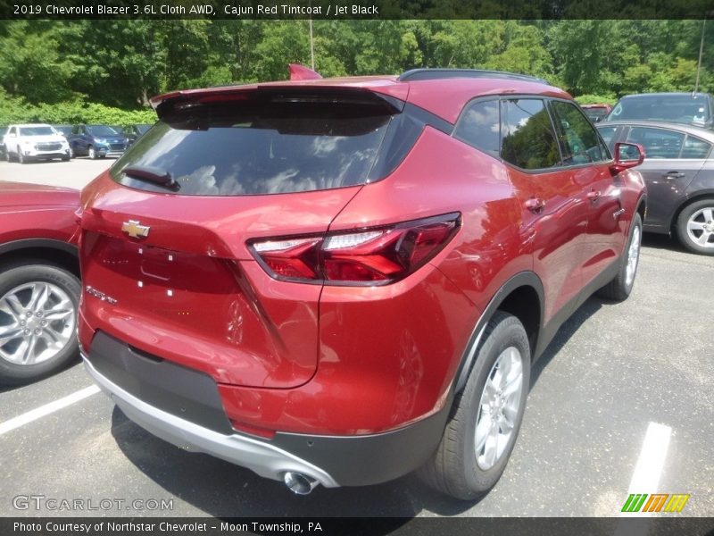 Cajun Red Tintcoat / Jet Black 2019 Chevrolet Blazer 3.6L Cloth AWD