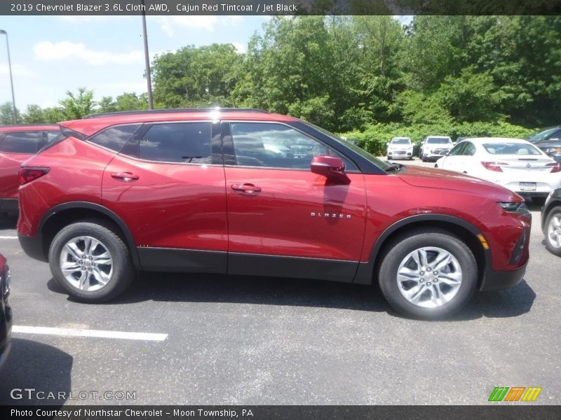 Cajun Red Tintcoat / Jet Black 2019 Chevrolet Blazer 3.6L Cloth AWD