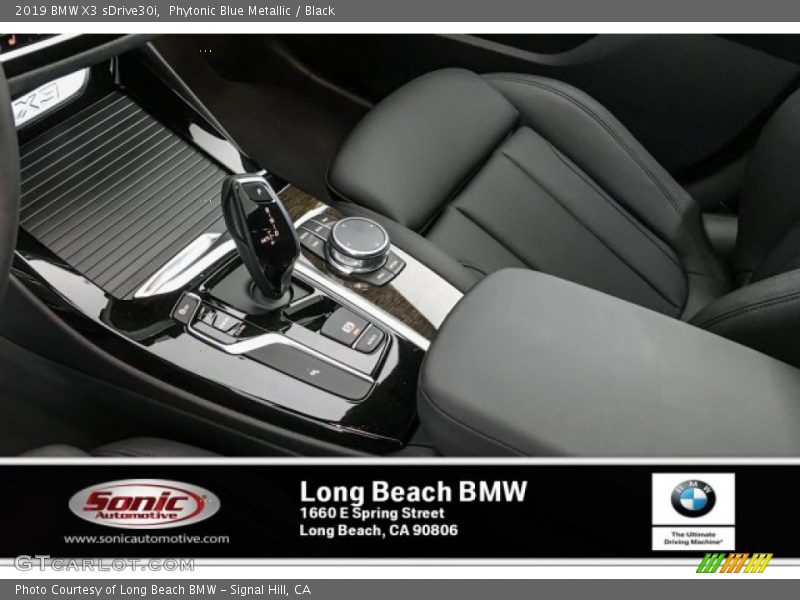 Phytonic Blue Metallic / Black 2019 BMW X3 sDrive30i
