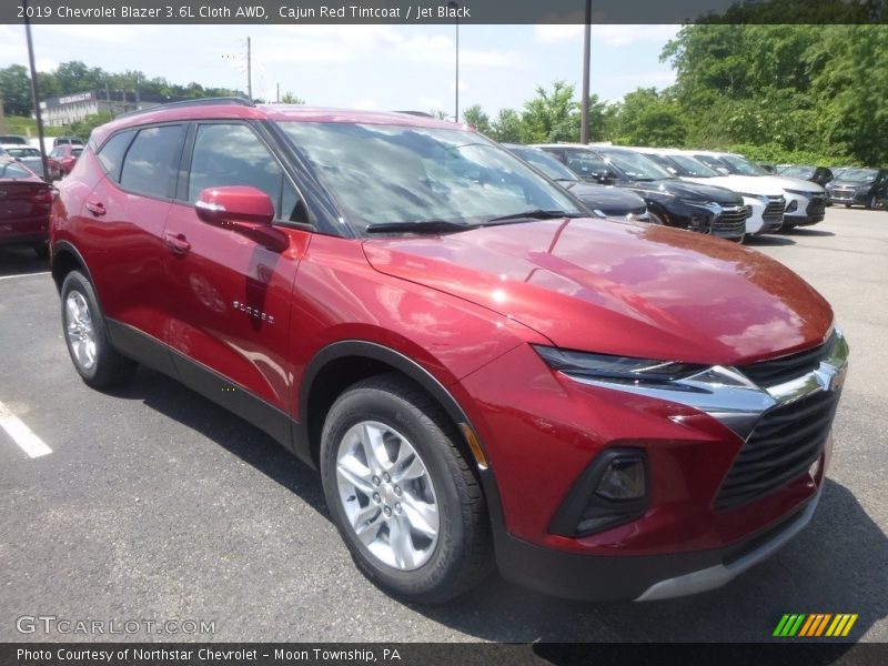 Cajun Red Tintcoat / Jet Black 2019 Chevrolet Blazer 3.6L Cloth AWD