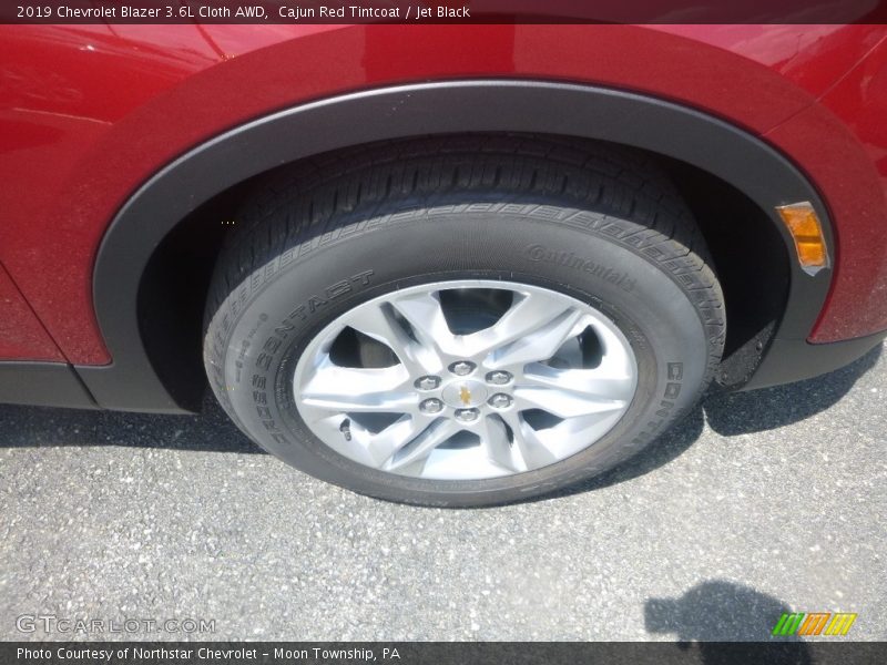 Cajun Red Tintcoat / Jet Black 2019 Chevrolet Blazer 3.6L Cloth AWD