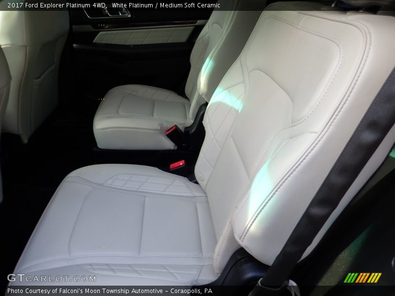 White Platinum / Medium Soft Ceramic 2017 Ford Explorer Platinum 4WD