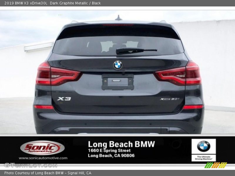 Dark Graphite Metallic / Black 2019 BMW X3 xDrive30i