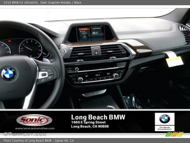 Dark Graphite Metallic / Black 2019 BMW X3 xDrive30i