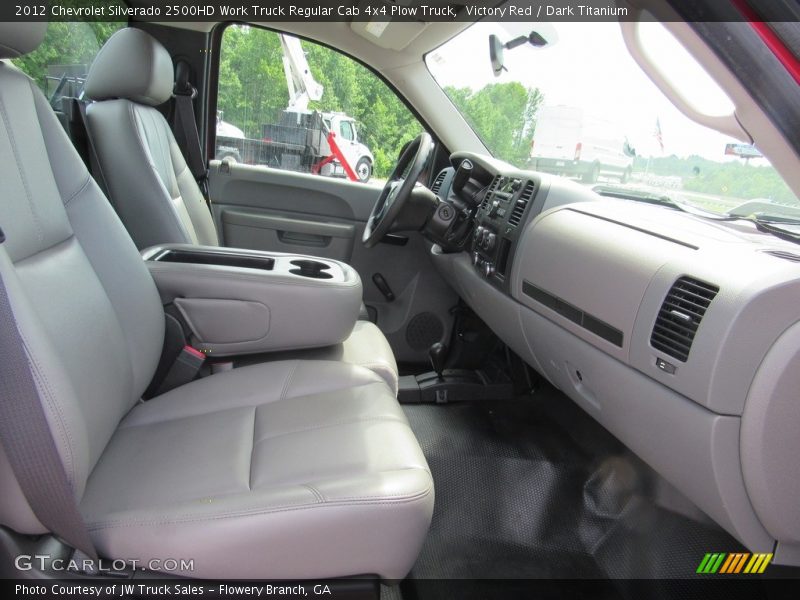 Victory Red / Dark Titanium 2012 Chevrolet Silverado 2500HD Work Truck Regular Cab 4x4 Plow Truck