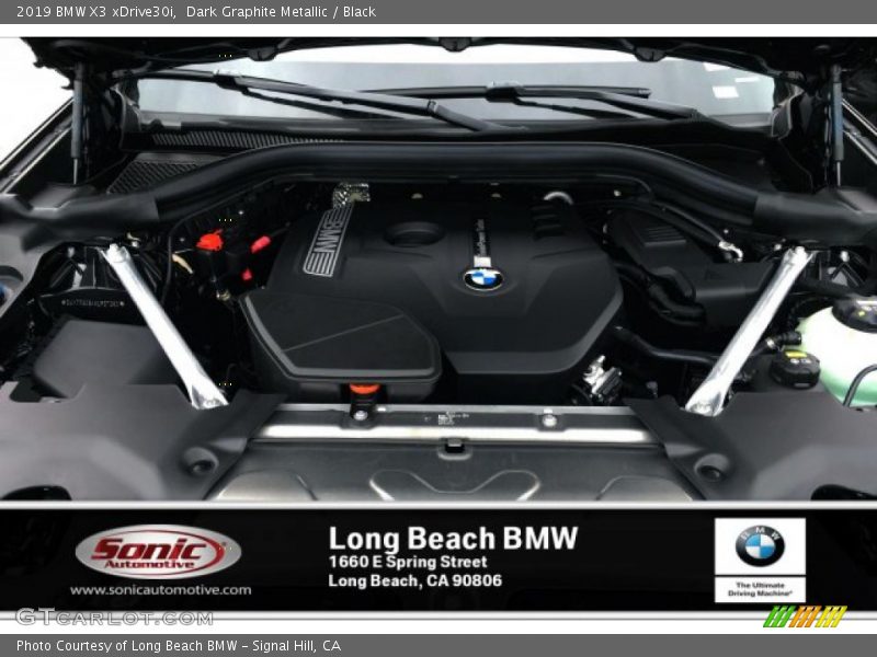 Dark Graphite Metallic / Black 2019 BMW X3 xDrive30i