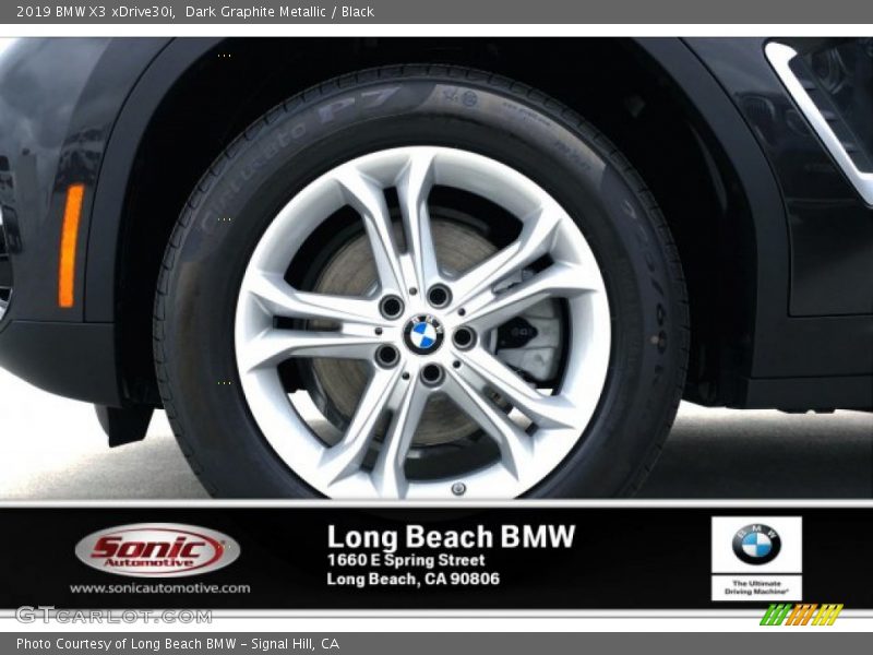 Dark Graphite Metallic / Black 2019 BMW X3 xDrive30i