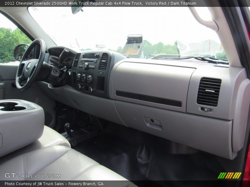 Victory Red / Dark Titanium 2012 Chevrolet Silverado 2500HD Work Truck Regular Cab 4x4 Plow Truck