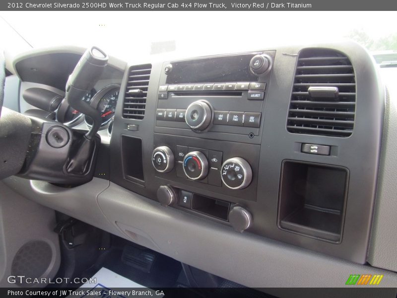 Victory Red / Dark Titanium 2012 Chevrolet Silverado 2500HD Work Truck Regular Cab 4x4 Plow Truck