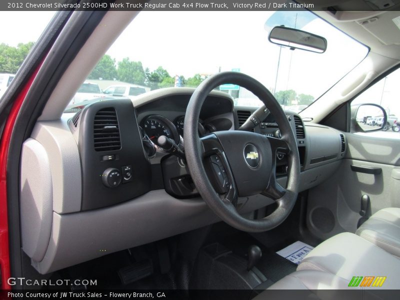Victory Red / Dark Titanium 2012 Chevrolet Silverado 2500HD Work Truck Regular Cab 4x4 Plow Truck