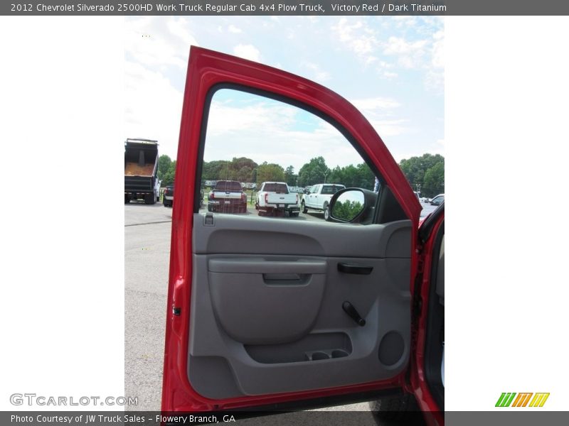 Victory Red / Dark Titanium 2012 Chevrolet Silverado 2500HD Work Truck Regular Cab 4x4 Plow Truck
