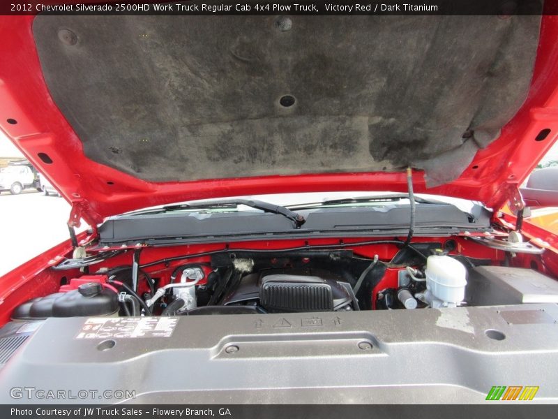 Victory Red / Dark Titanium 2012 Chevrolet Silverado 2500HD Work Truck Regular Cab 4x4 Plow Truck
