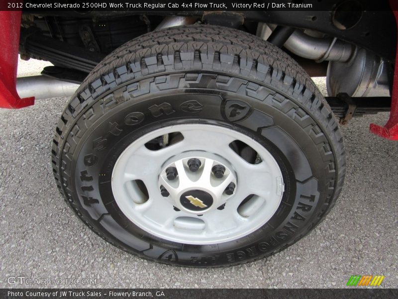 Victory Red / Dark Titanium 2012 Chevrolet Silverado 2500HD Work Truck Regular Cab 4x4 Plow Truck