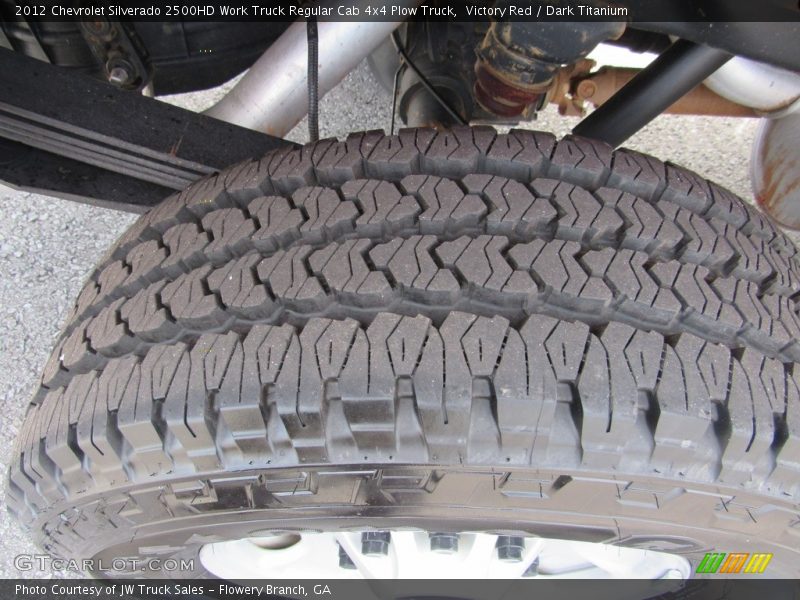 Victory Red / Dark Titanium 2012 Chevrolet Silverado 2500HD Work Truck Regular Cab 4x4 Plow Truck