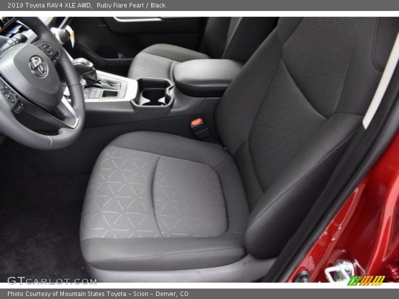 Ruby Flare Pearl / Black 2019 Toyota RAV4 XLE AWD