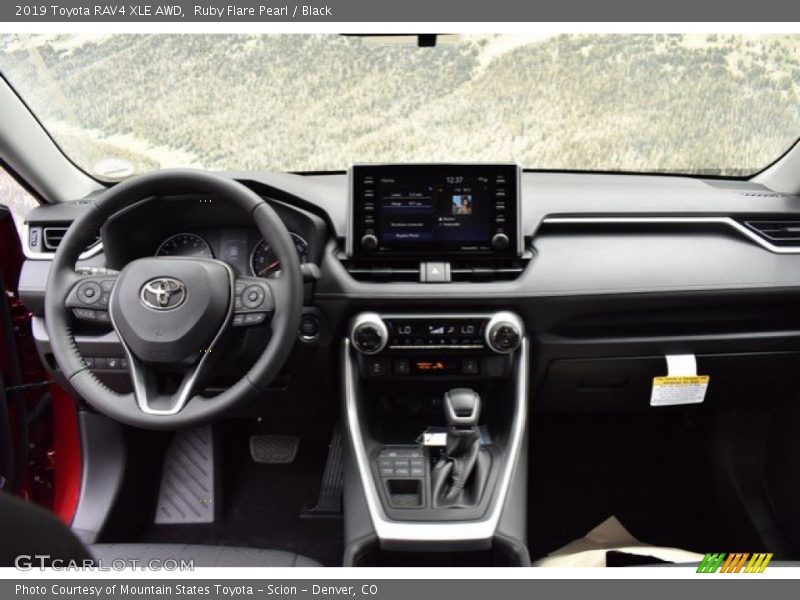 Ruby Flare Pearl / Black 2019 Toyota RAV4 XLE AWD