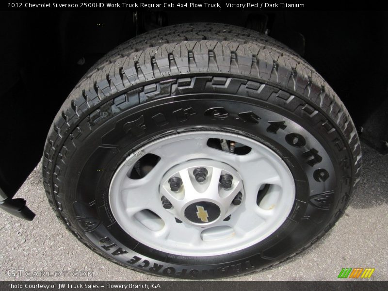 Victory Red / Dark Titanium 2012 Chevrolet Silverado 2500HD Work Truck Regular Cab 4x4 Plow Truck