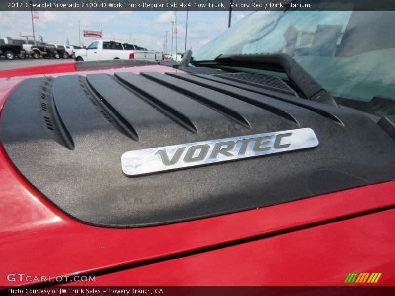 Victory Red / Dark Titanium 2012 Chevrolet Silverado 2500HD Work Truck Regular Cab 4x4 Plow Truck