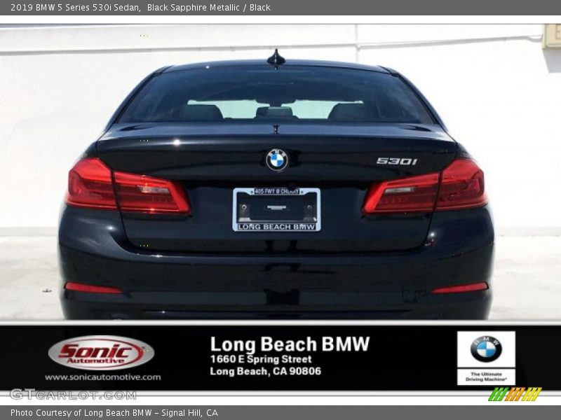 Black Sapphire Metallic / Black 2019 BMW 5 Series 530i Sedan