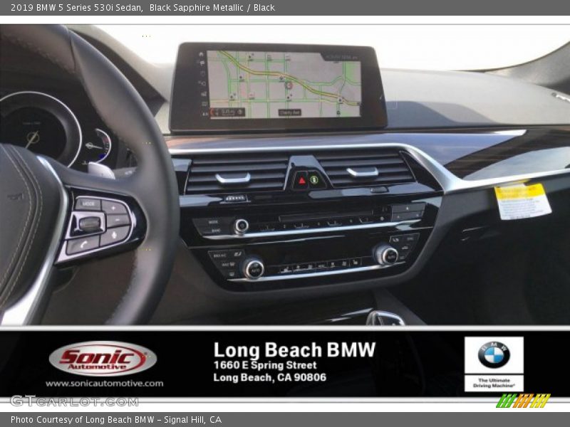 Black Sapphire Metallic / Black 2019 BMW 5 Series 530i Sedan