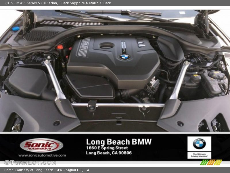 Black Sapphire Metallic / Black 2019 BMW 5 Series 530i Sedan