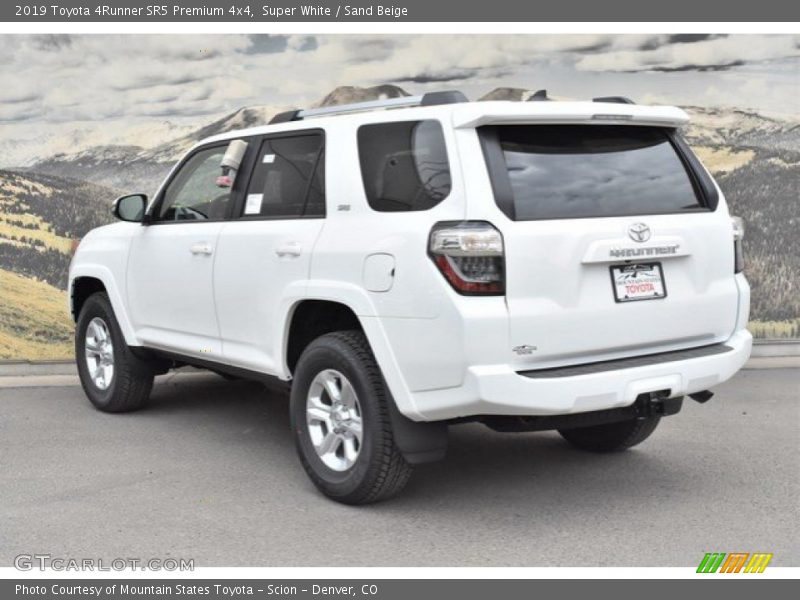 Super White / Sand Beige 2019 Toyota 4Runner SR5 Premium 4x4