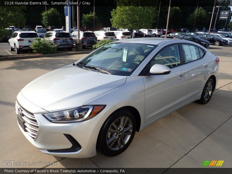 Symphony Silver / Gray 2018 Hyundai Elantra SEL
