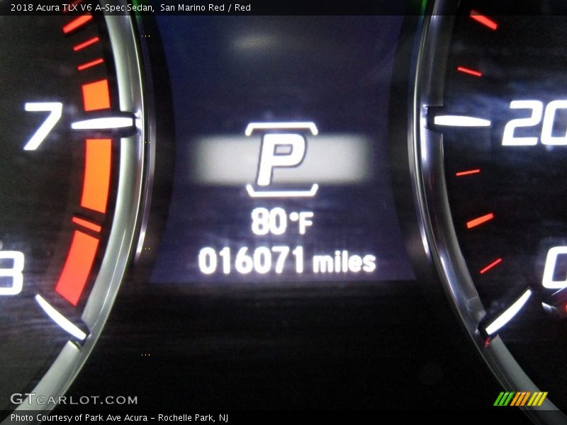 San Marino Red / Red 2018 Acura TLX V6 A-Spec Sedan